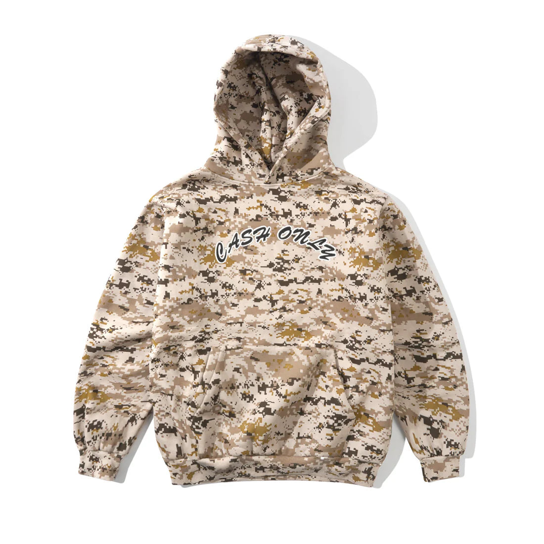 CASH ONLY Logo Pullover Hood (Camo)
