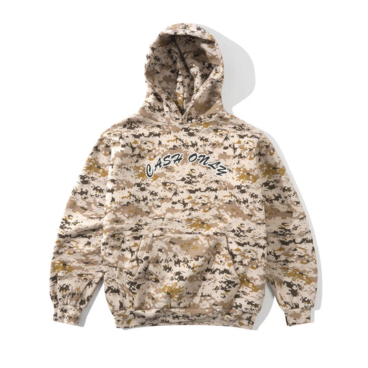 CASH ONLY Logo Pullover Hood (Camo)