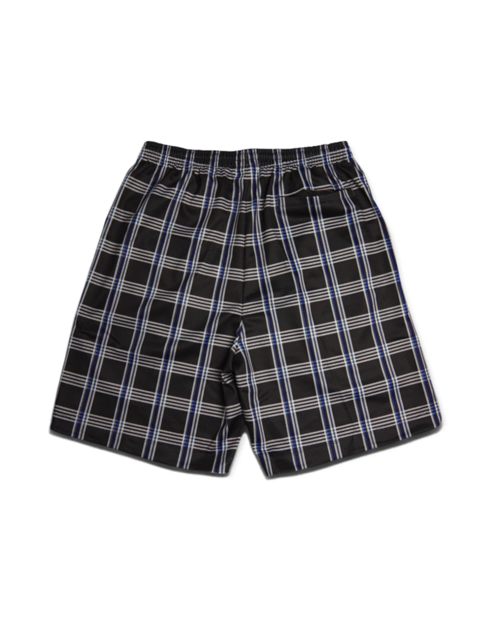 Lola's 'Check Mate’ Mesh Shorts (Black/Blue)