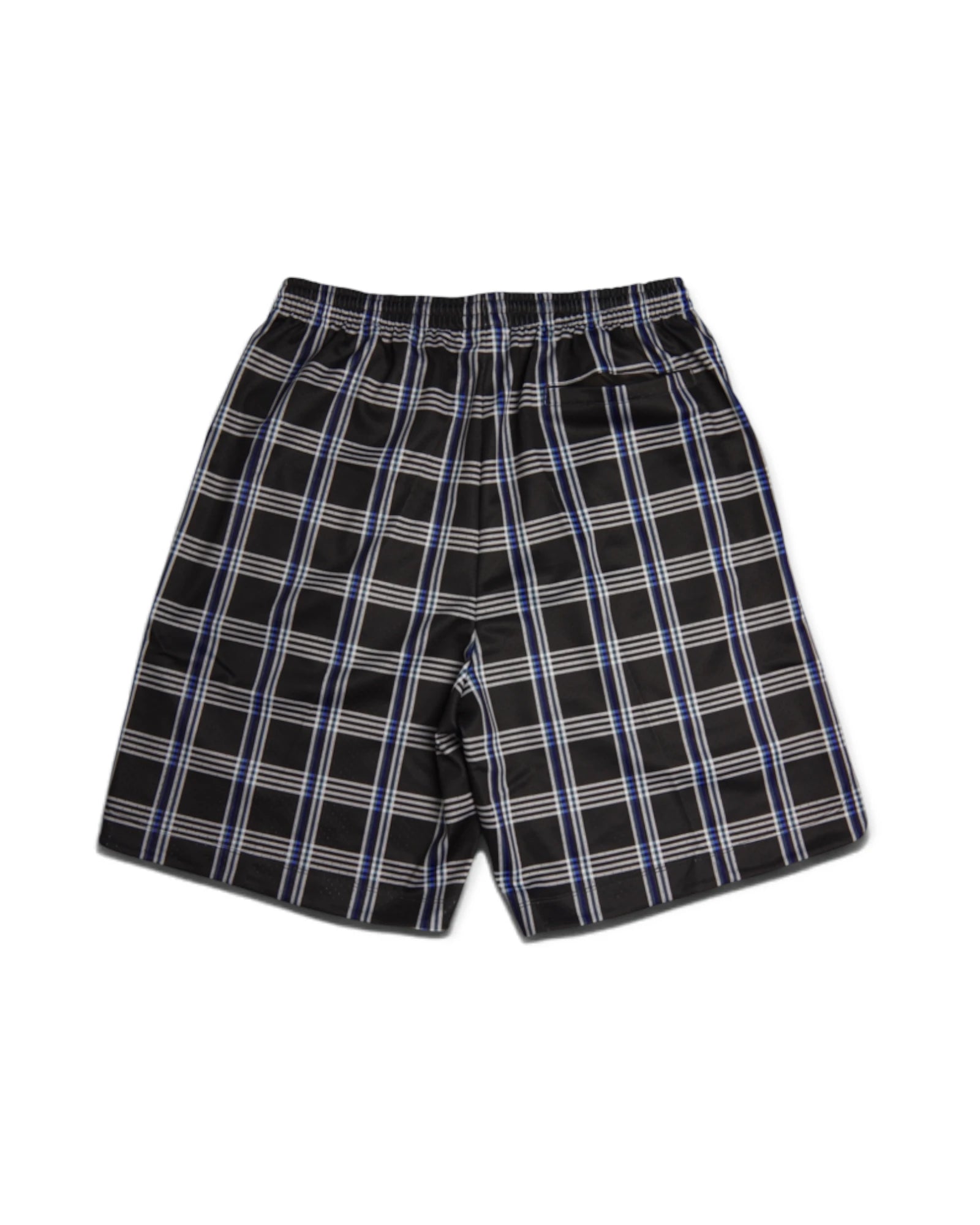 Lola's 'Check Mate’ Mesh Shorts (Black/Blue)