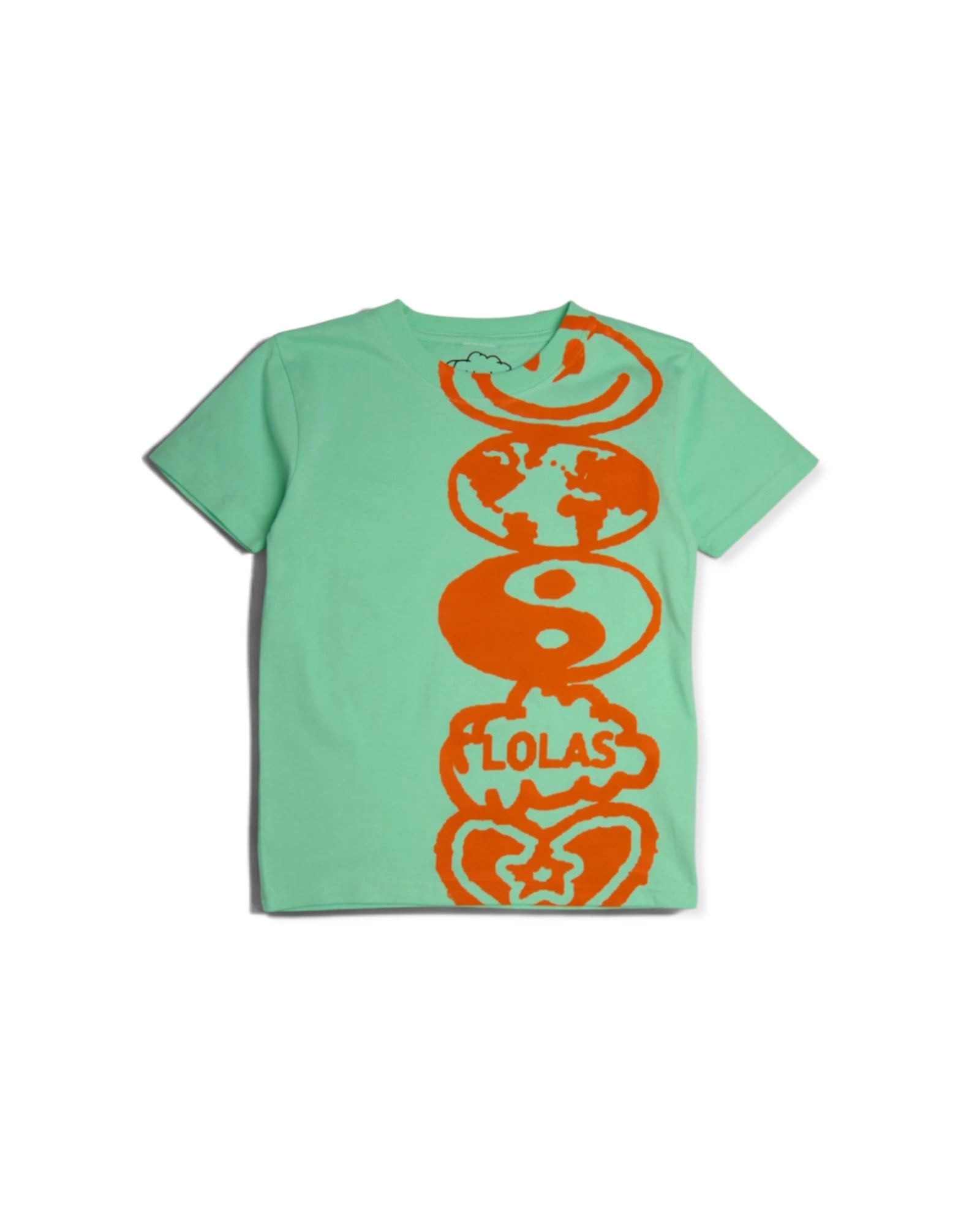 Lola's 'Symbolism' Baby Tee (Aqua Green)