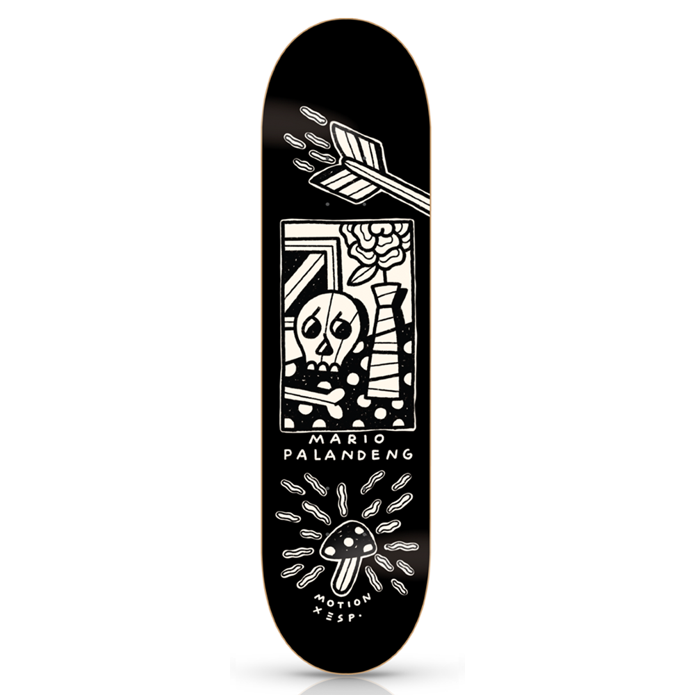 Motion Skateboards "EKA x MOTION Mario Palandeng" Skateboard Deck (8.125 / 8.25)