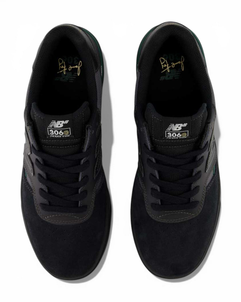 New Balance Numeric '306C' Shoes (Black)