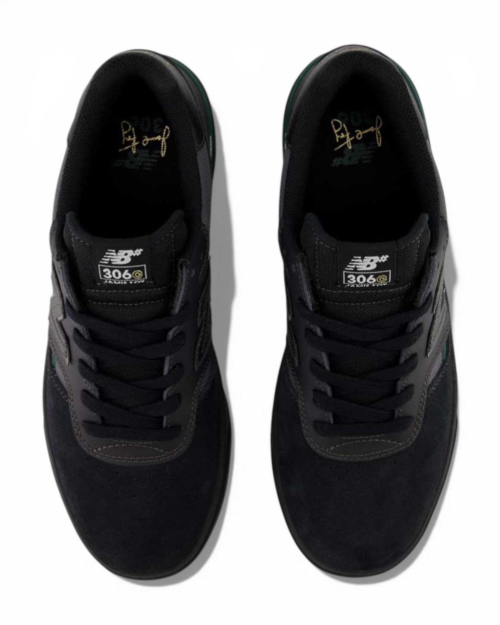 New Balance Numeric '306C' Shoes (Black)