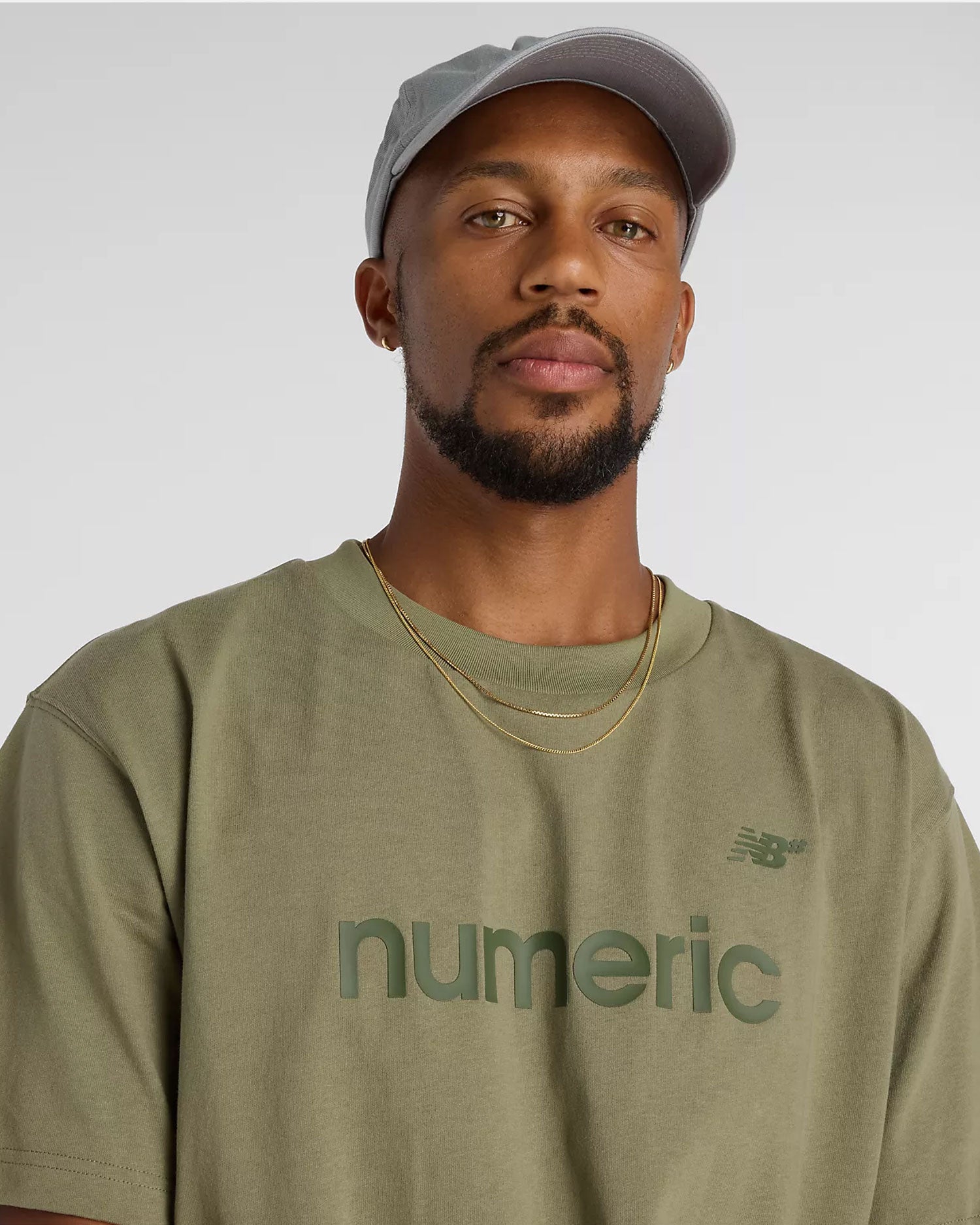 New Balance Numeric 'Cotton' T-Shirt (Dark Olivine)