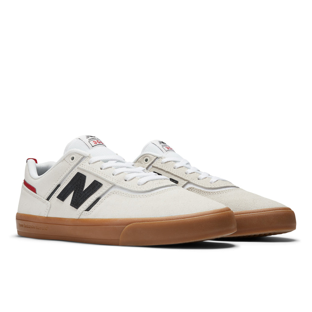 New Balance Numeric '306' Shoes (White/Brown/Beige)