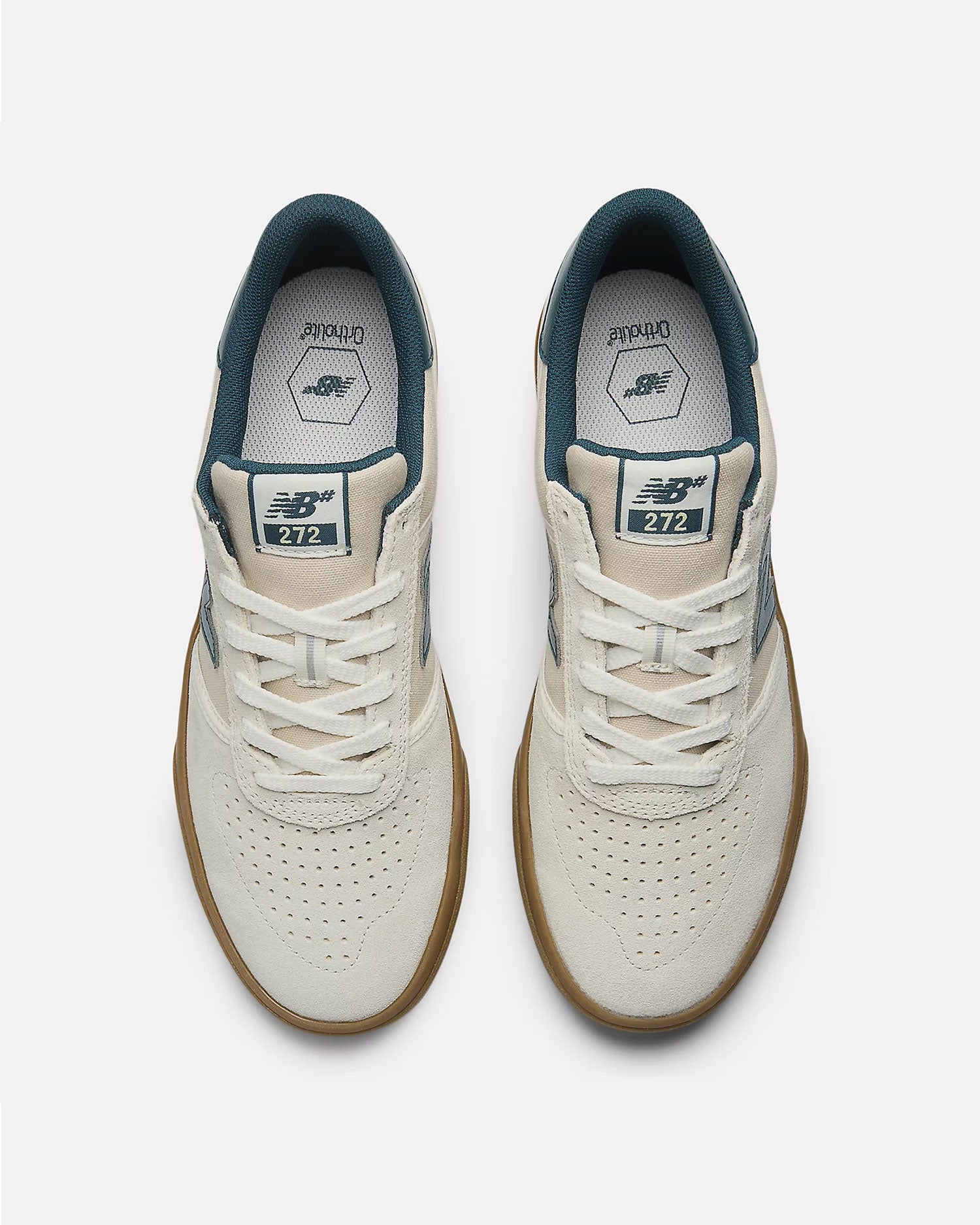 New Balance Numeric '272' Shoes (Sea Salt/Deep Ocean)