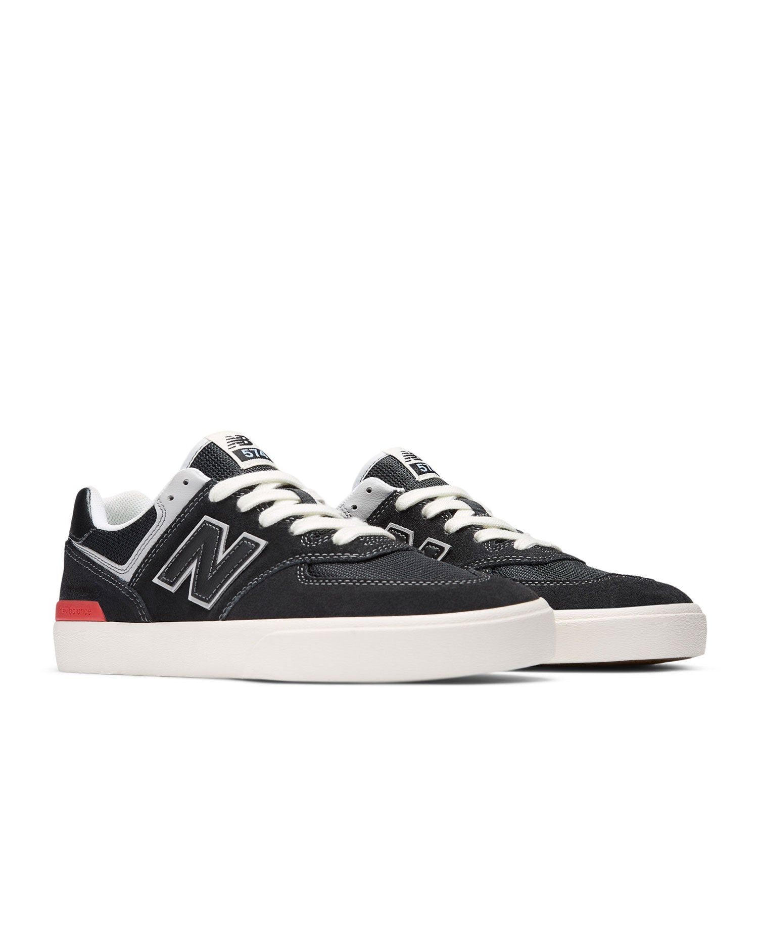 New Balance Numeric '574' Shoes (White)