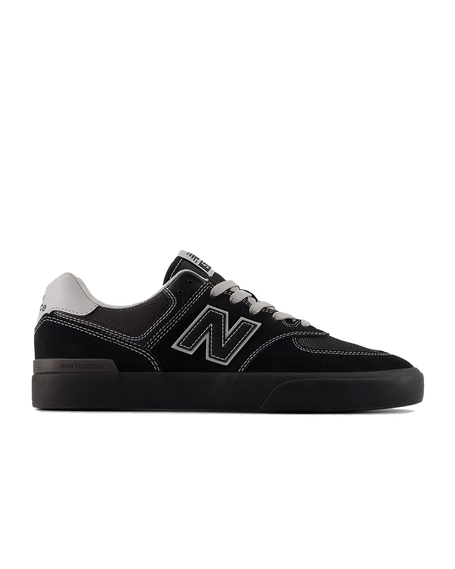 New Balance Numeric '574 Vulc' Shoes (Black/Grey)
