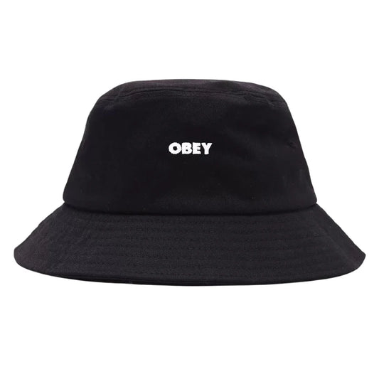 OBEY Bold Twill Bucket Hat (Black)