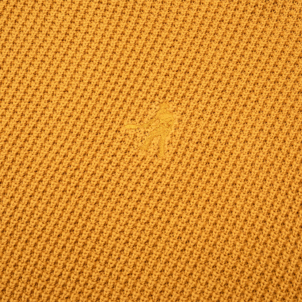 Pass~Port 'Organic Cotton Waffle Knit' Sweater (Marigold)