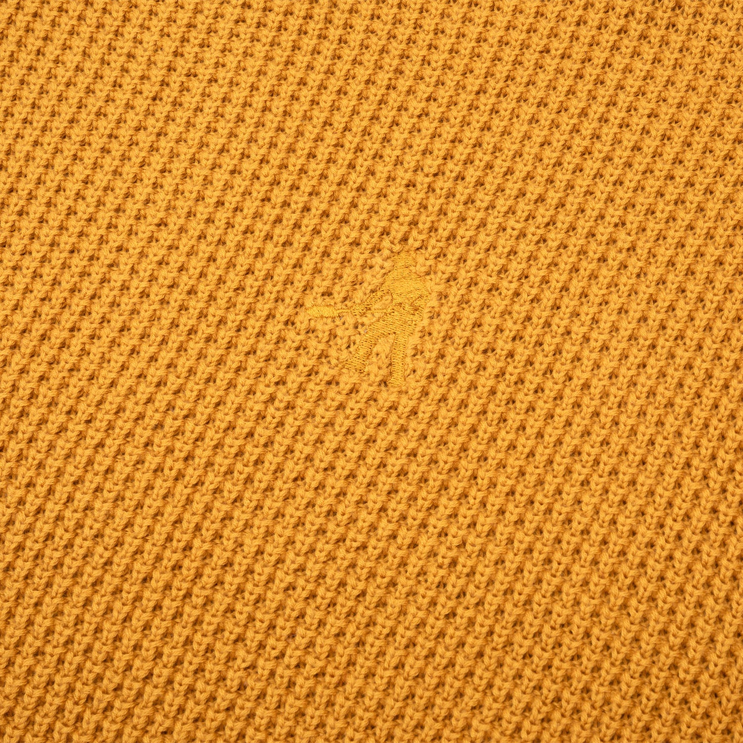 Pass~Port 'Organic Cotton Waffle Knit' Sweater (Marigold)