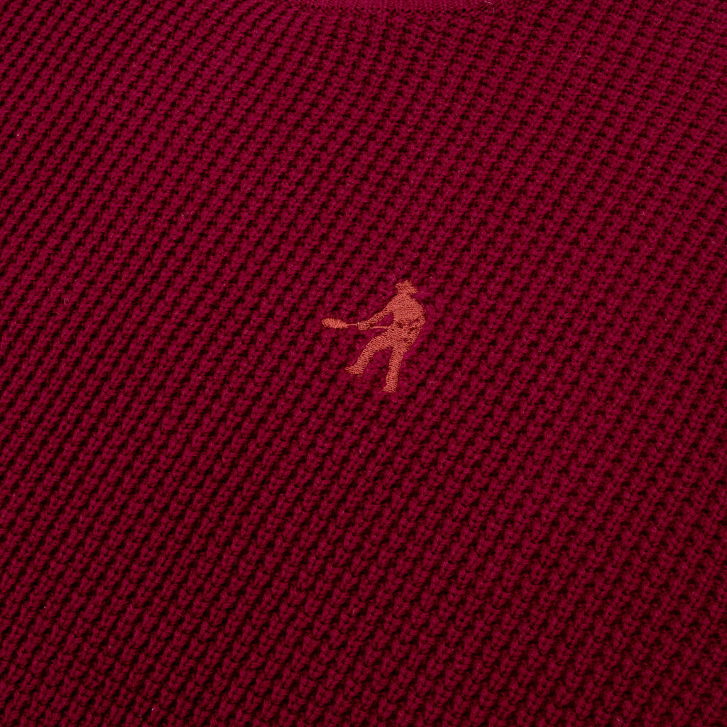 Pass~Port 'Organic Cotton Waffle Knit Sweater' Sweater (Maroon)