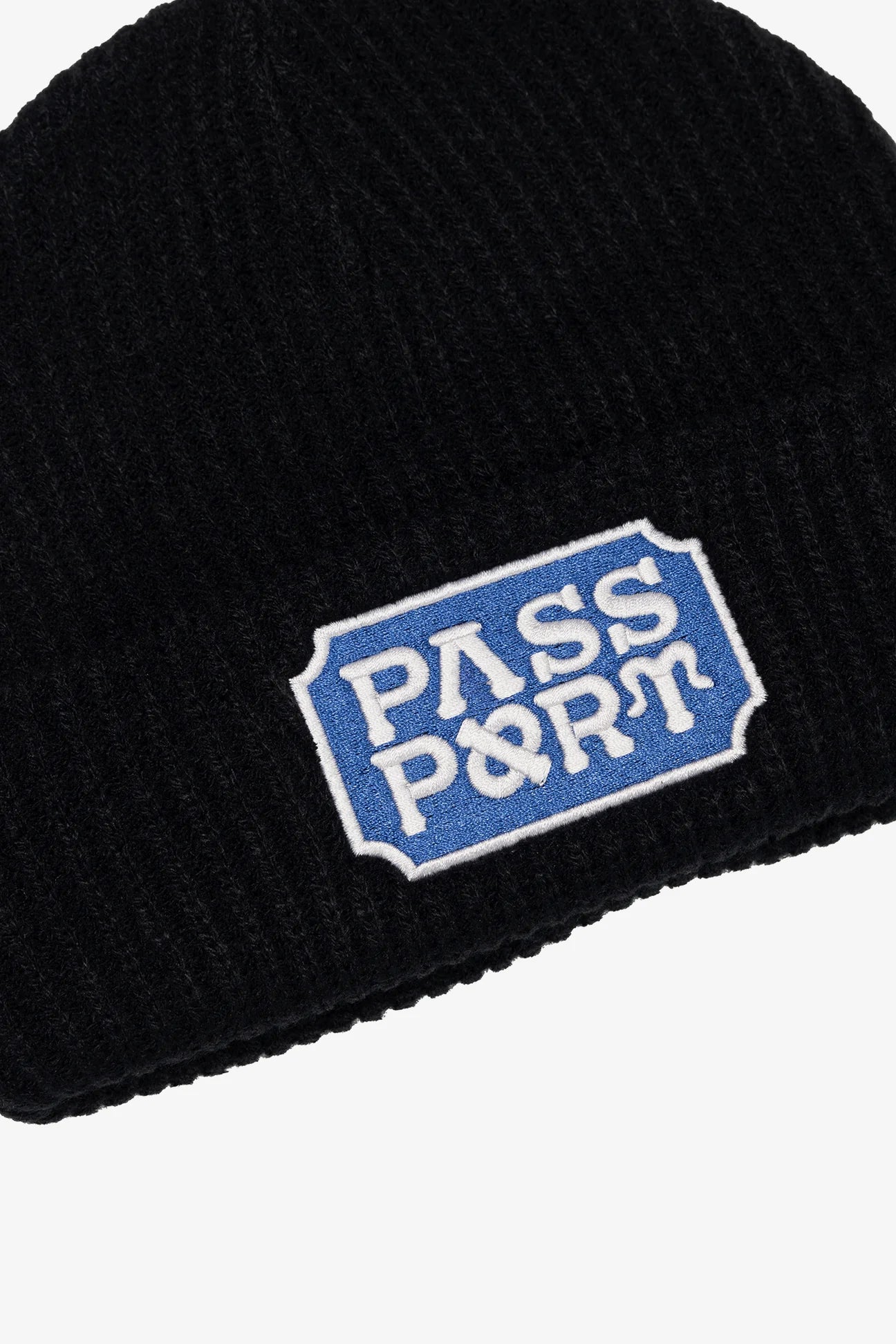 Pass~Port: Yearbook Logo Beanie (BLACK)