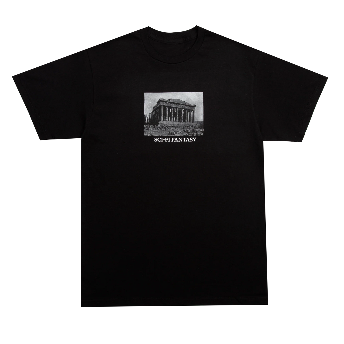 Sci-Fi Fantasy "Parthenon" T-Shirt (Black)