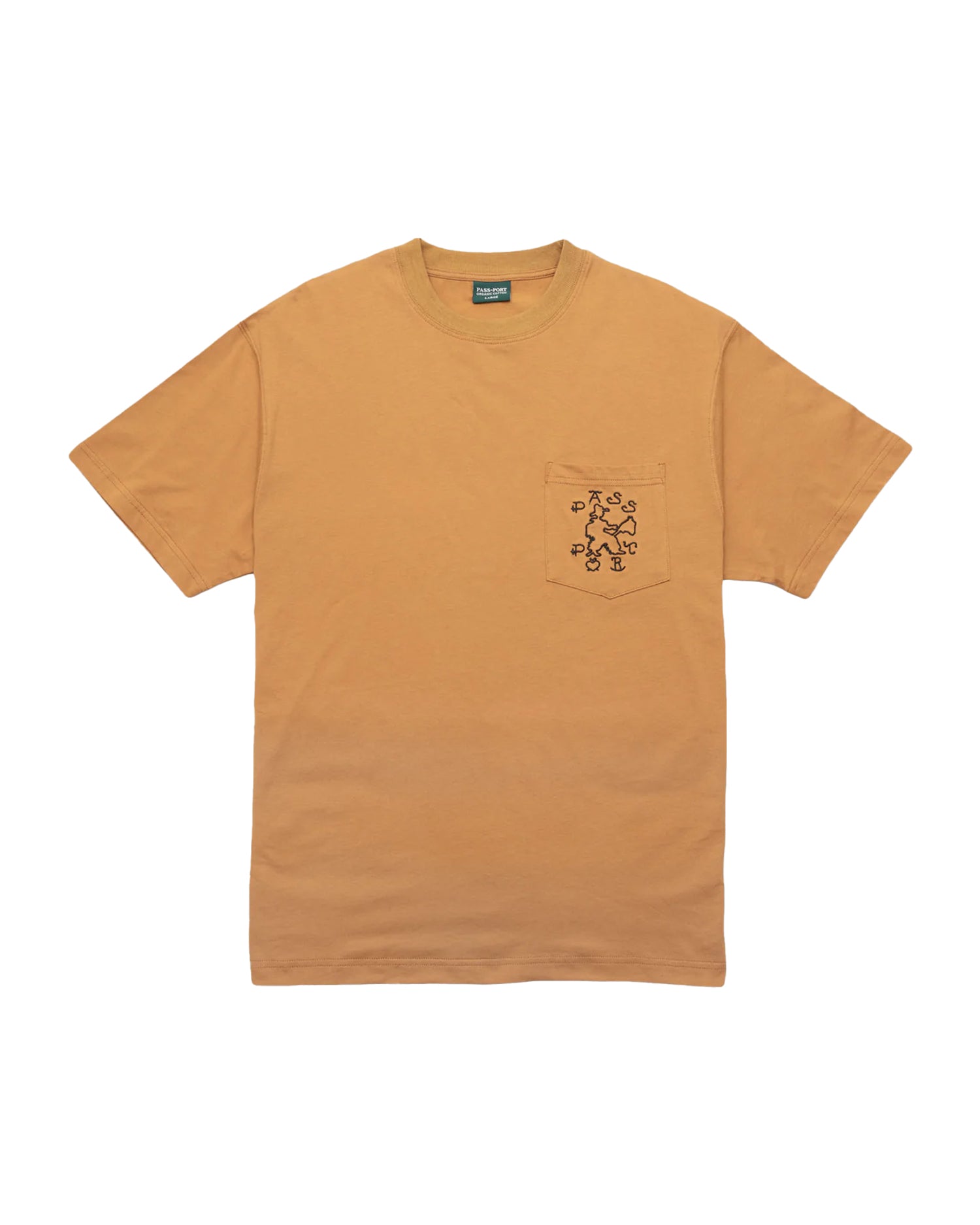 Pass~Port 'Cowpoke Organic' Cotton Pocket T-Shirt (Mustard)