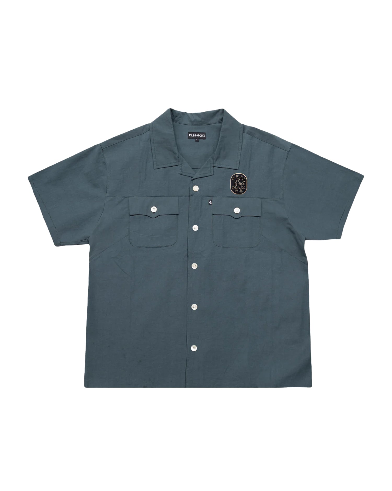 Pass~Port 'Cowpoke' Casual Shirt (Dark Teal)