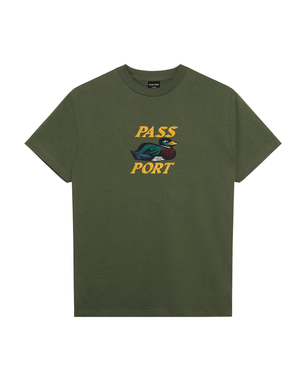 Pass~Port 'Fast Duck' T-Shirt (Olive)