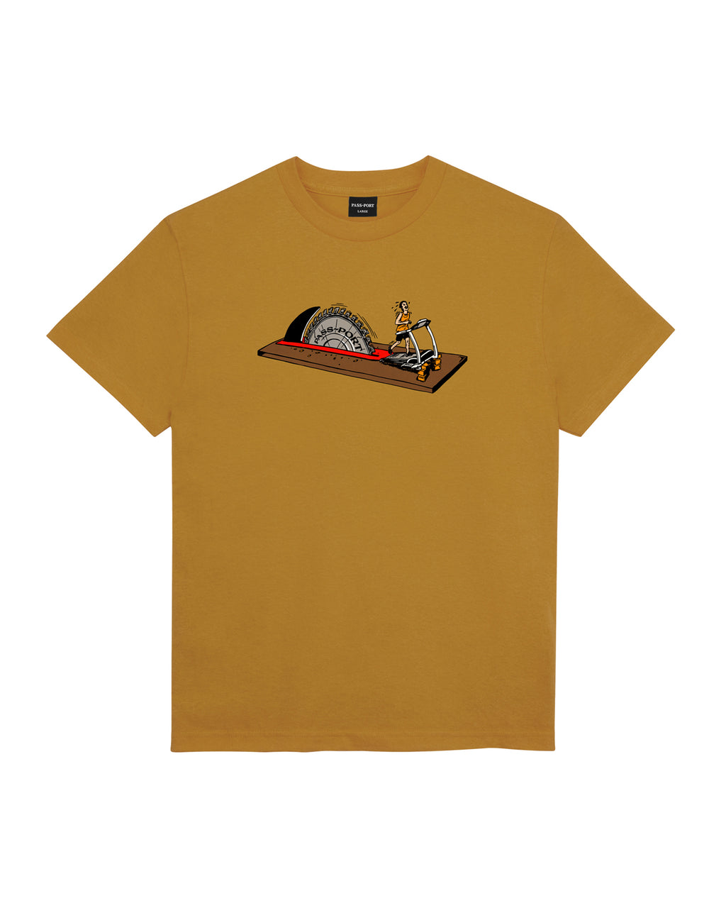 Pass~Port 'Keep Running' T-Shirt (Mustard)