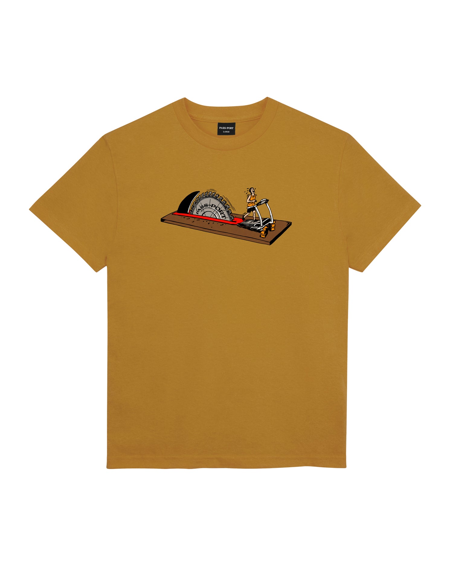 Pass~Port 'Keep Running' T-Shirt (Mustard)