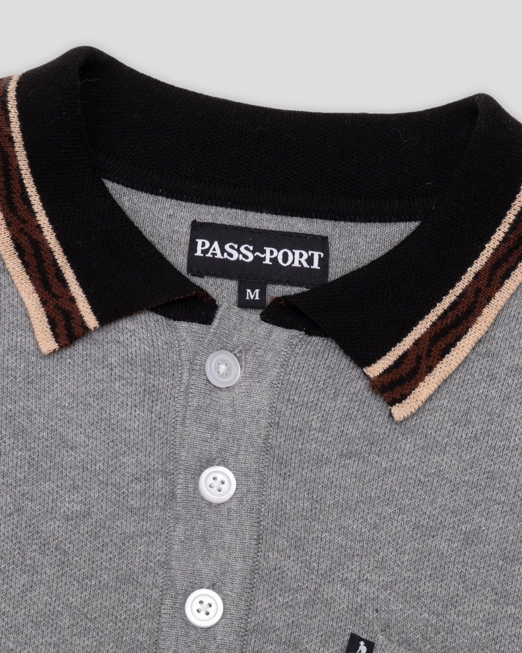 Pass~Port 'Sunspot Organic' Knit Polo (Grey)