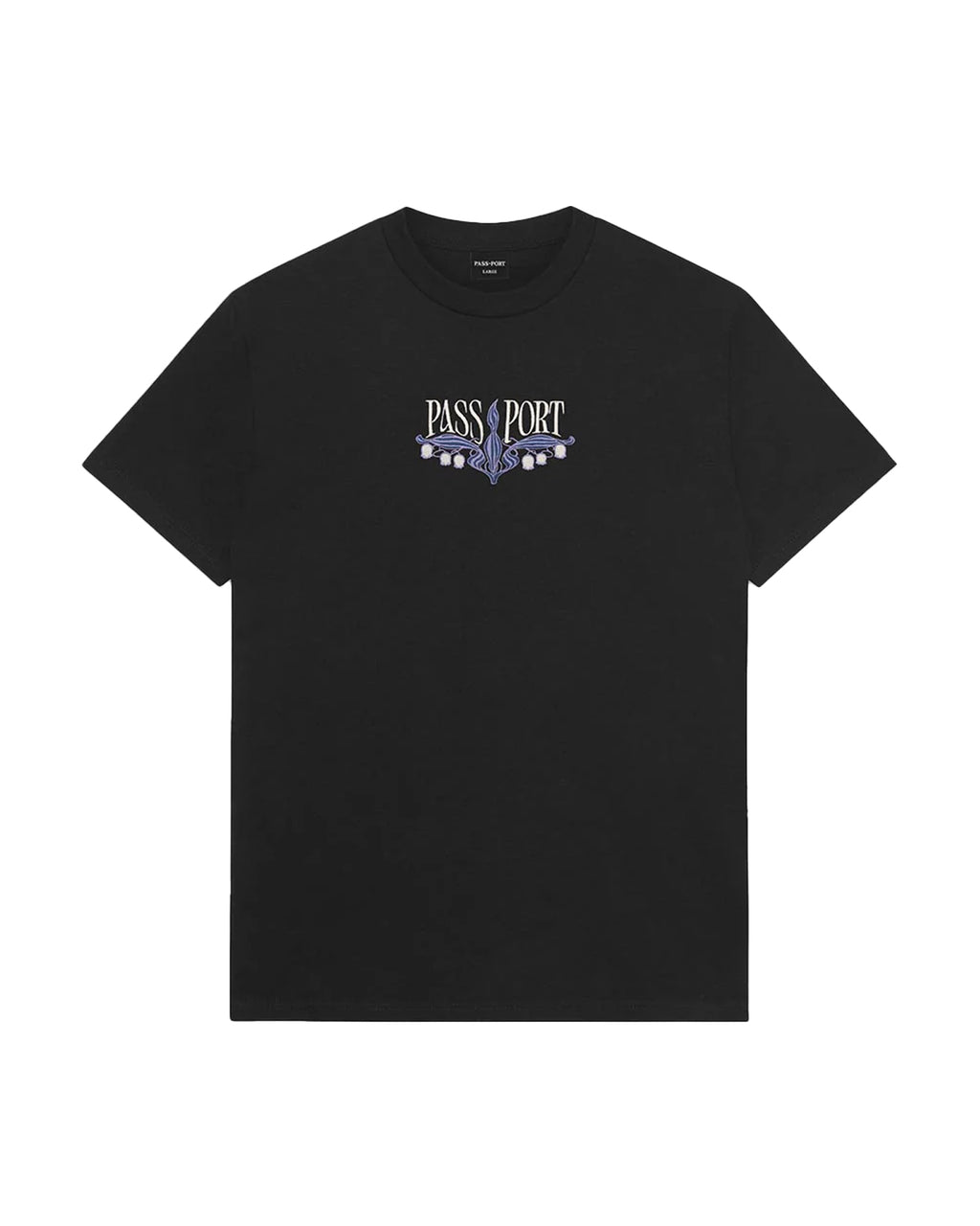 Pass~Port 'Lily Of The Valley' T-Shirt (Black)