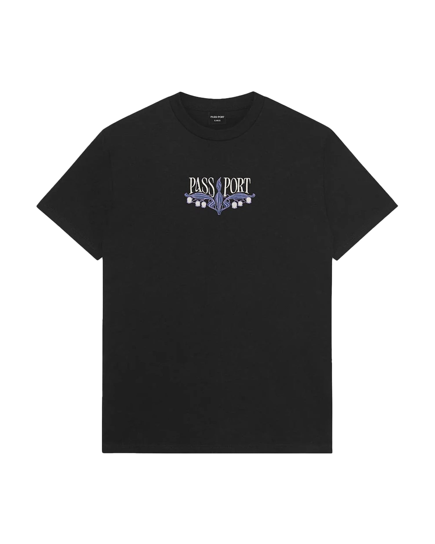 Pass~Port 'Lily Of The Valley' T-Shirt (Black)