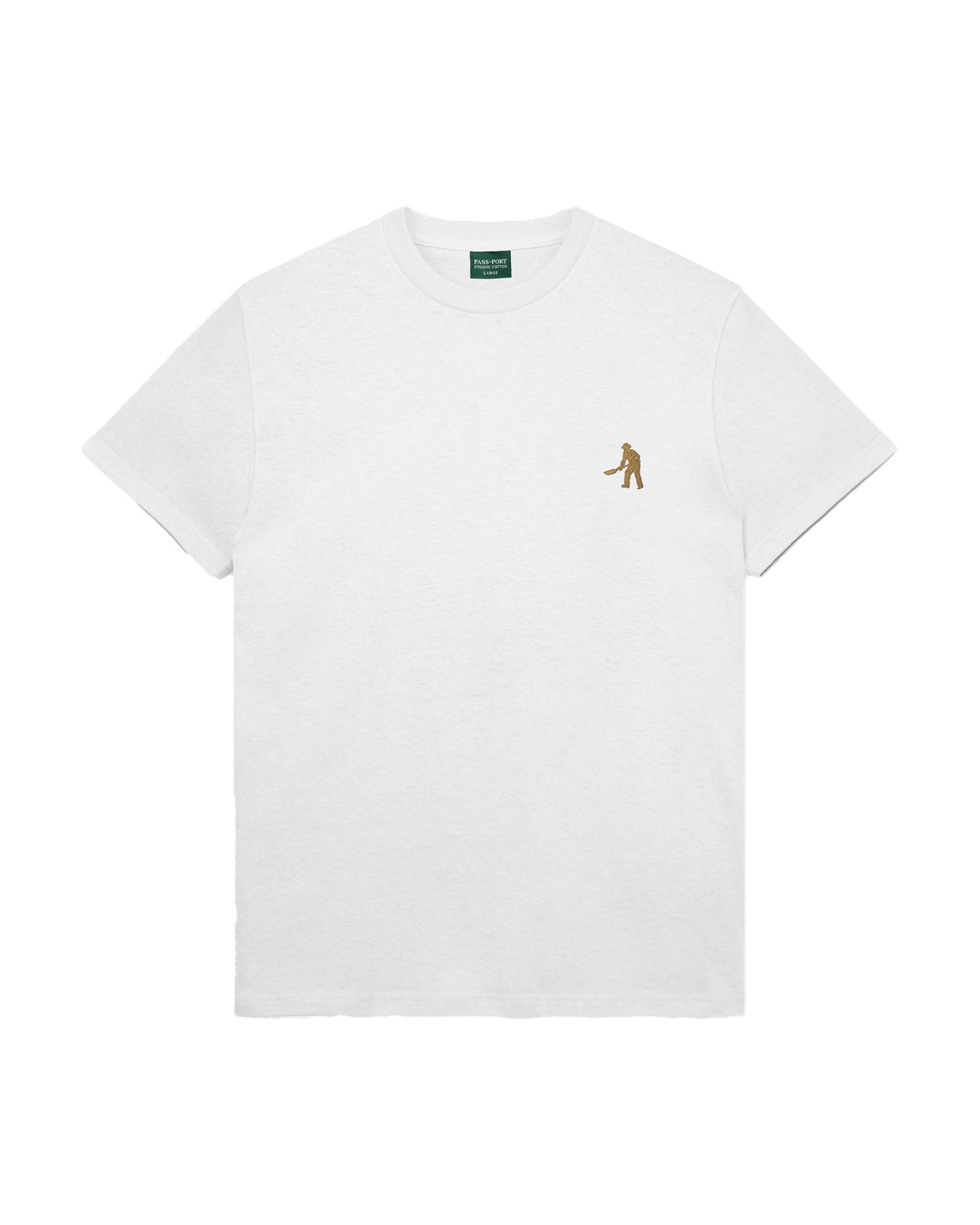Pass~Port 'Workers Organic Cotton' T-Shirt (White)
