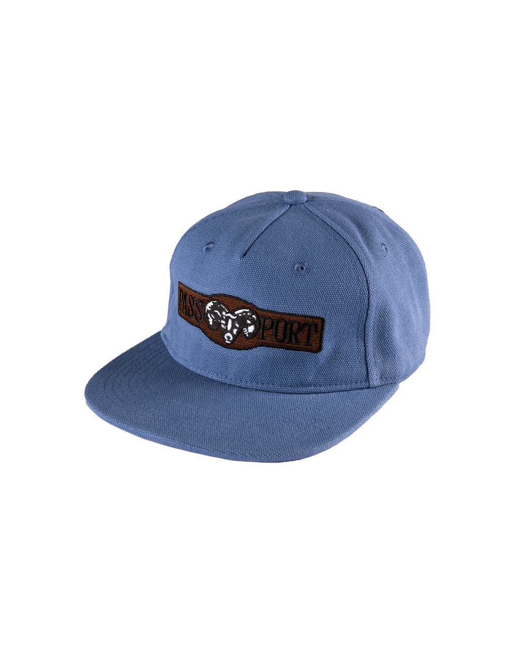 Pass~Port 'Ram Heavy Canvas Workers' Cap (Steel Blue)