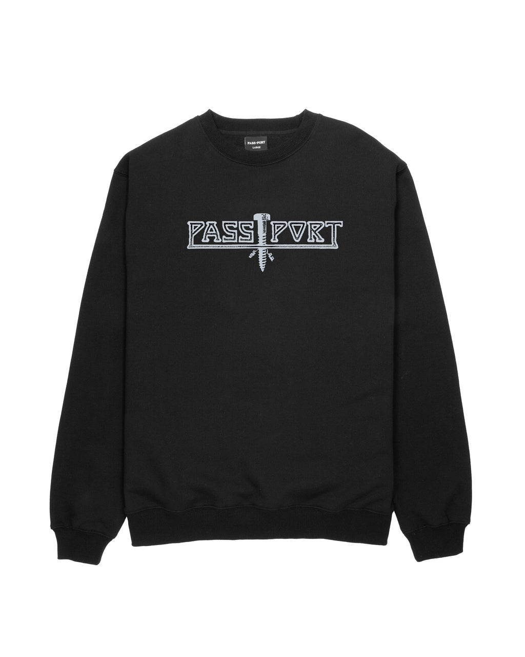 Pass~Port 'Screwed Sweater' Hoodie (Black)