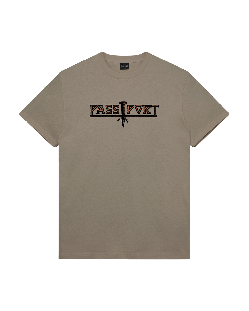 Pass~Port 'Screwed' T-Shirt (Khaki)