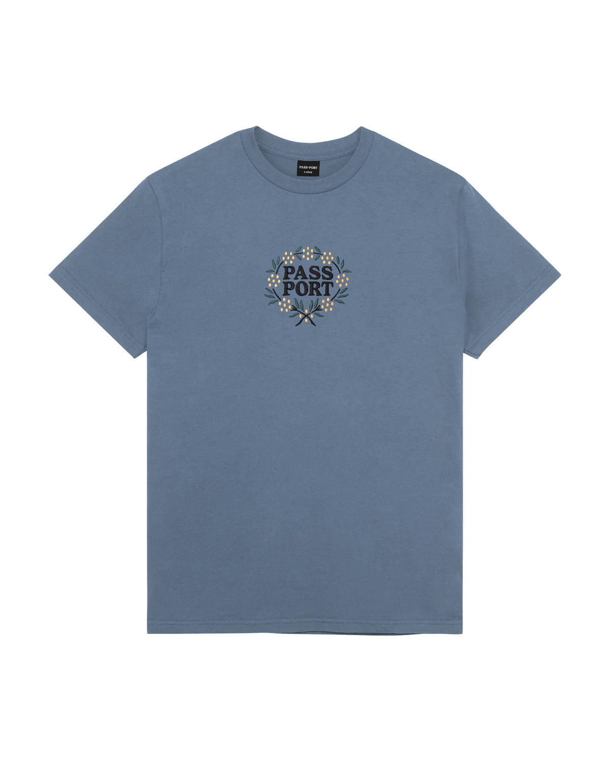 Pass~Port: Wattle Tee (Stonewash Blue)