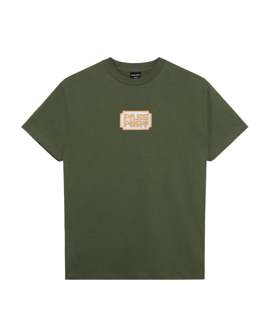 Pass~Port 'Yearbook Logo' T-Shirt (Olive)
