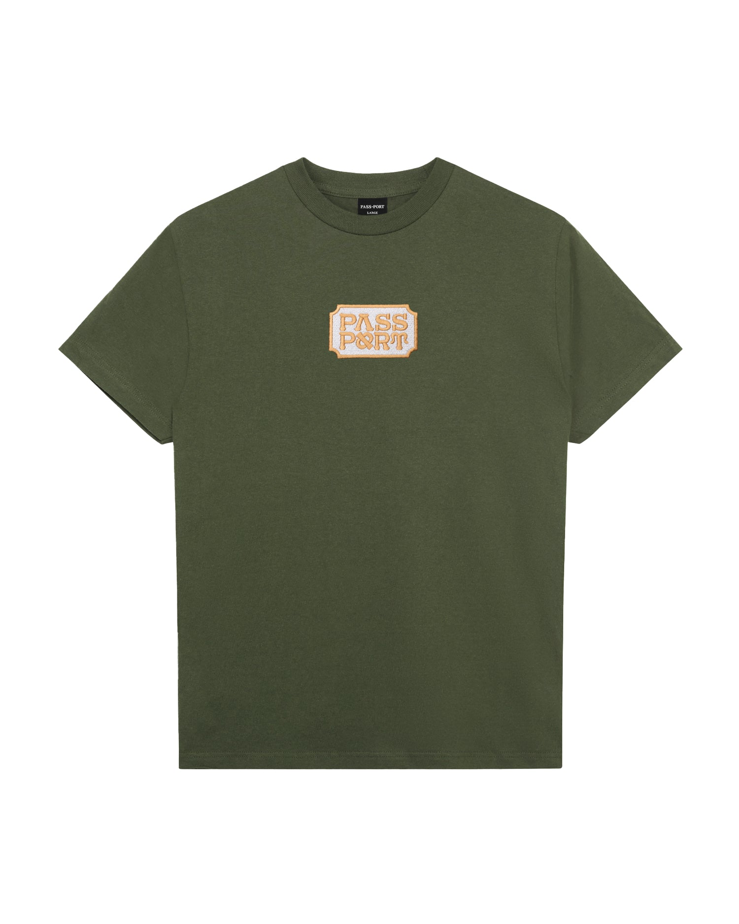 Pass~Port 'Yearbook Logo' T-Shirt (Olive)