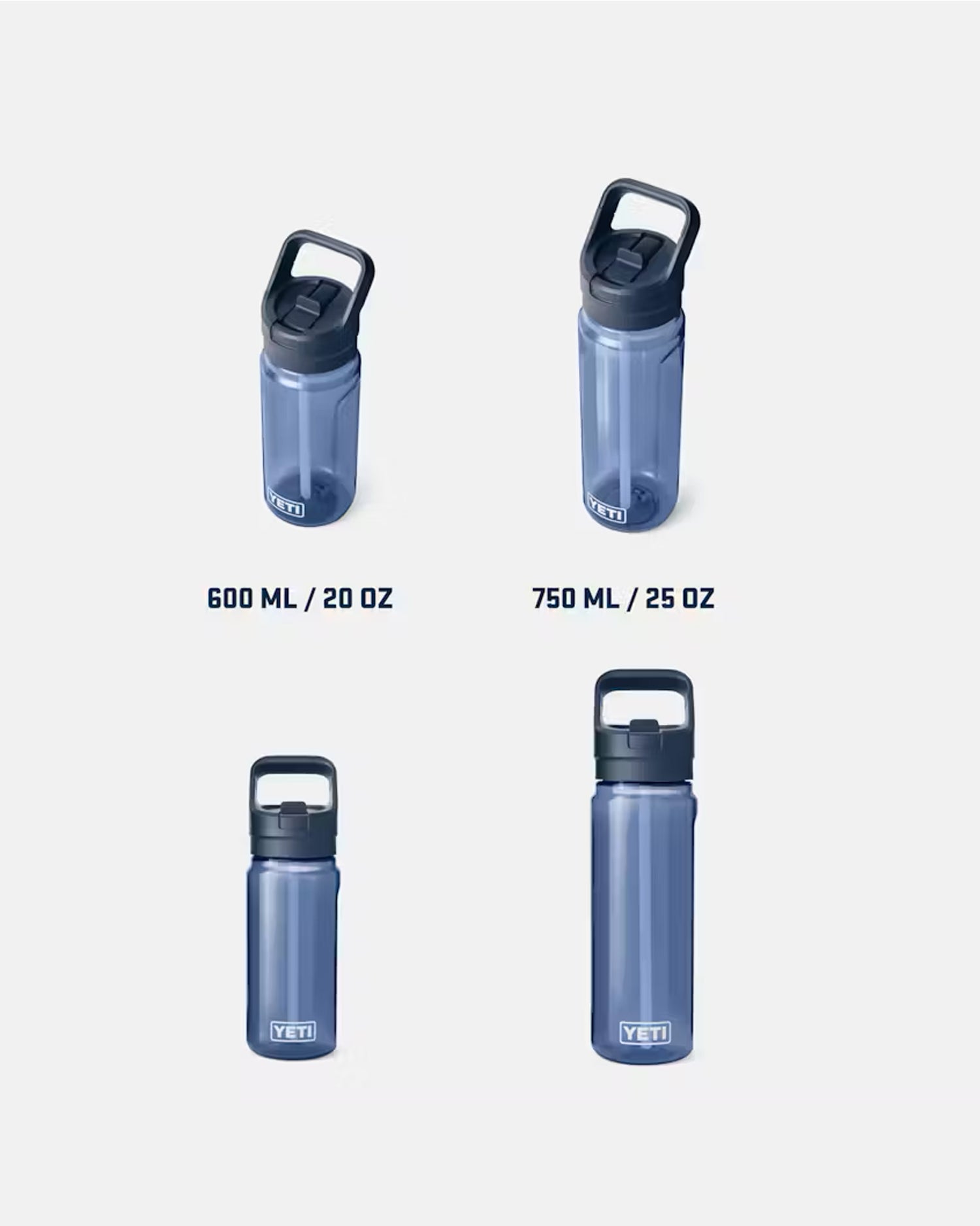 YETI 'Yonder 25 OZ (750ml)' Water Bottle with Color-Matched Straw Cap (Seafoam)