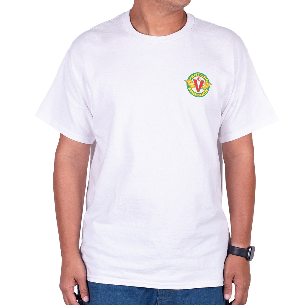 Preduce Skateboards X Venture Collab T-Shirt (White)