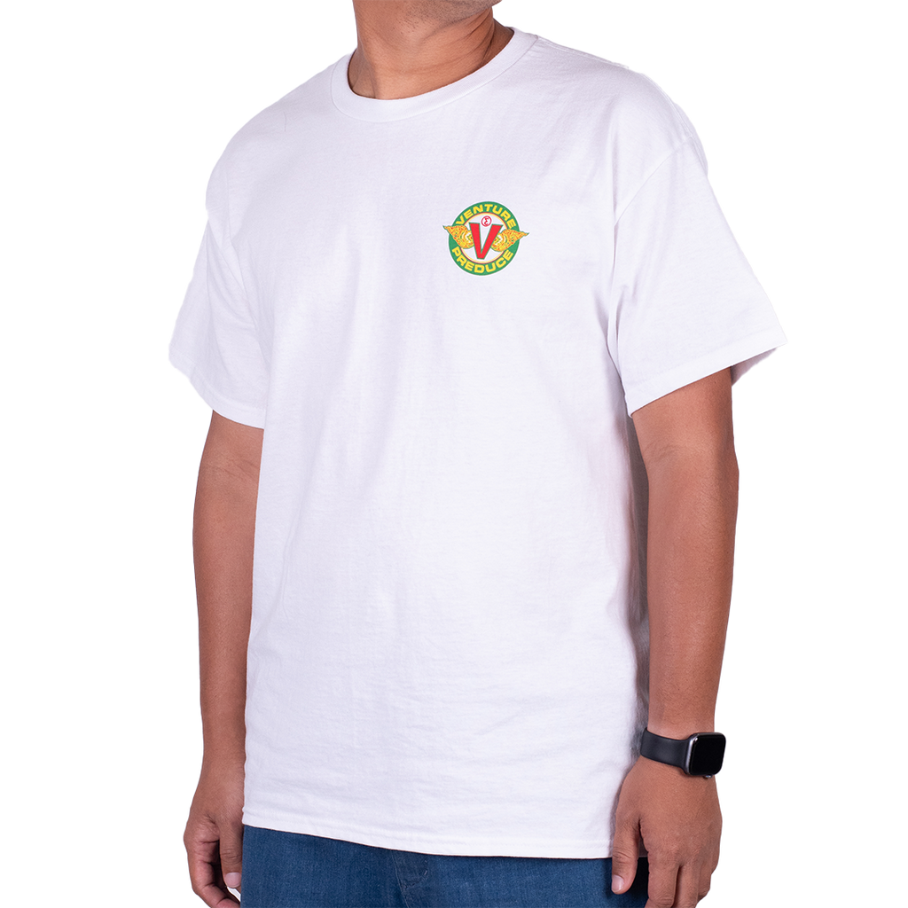 Preduce Skateboards X Venture Collab T-Shirt (White)