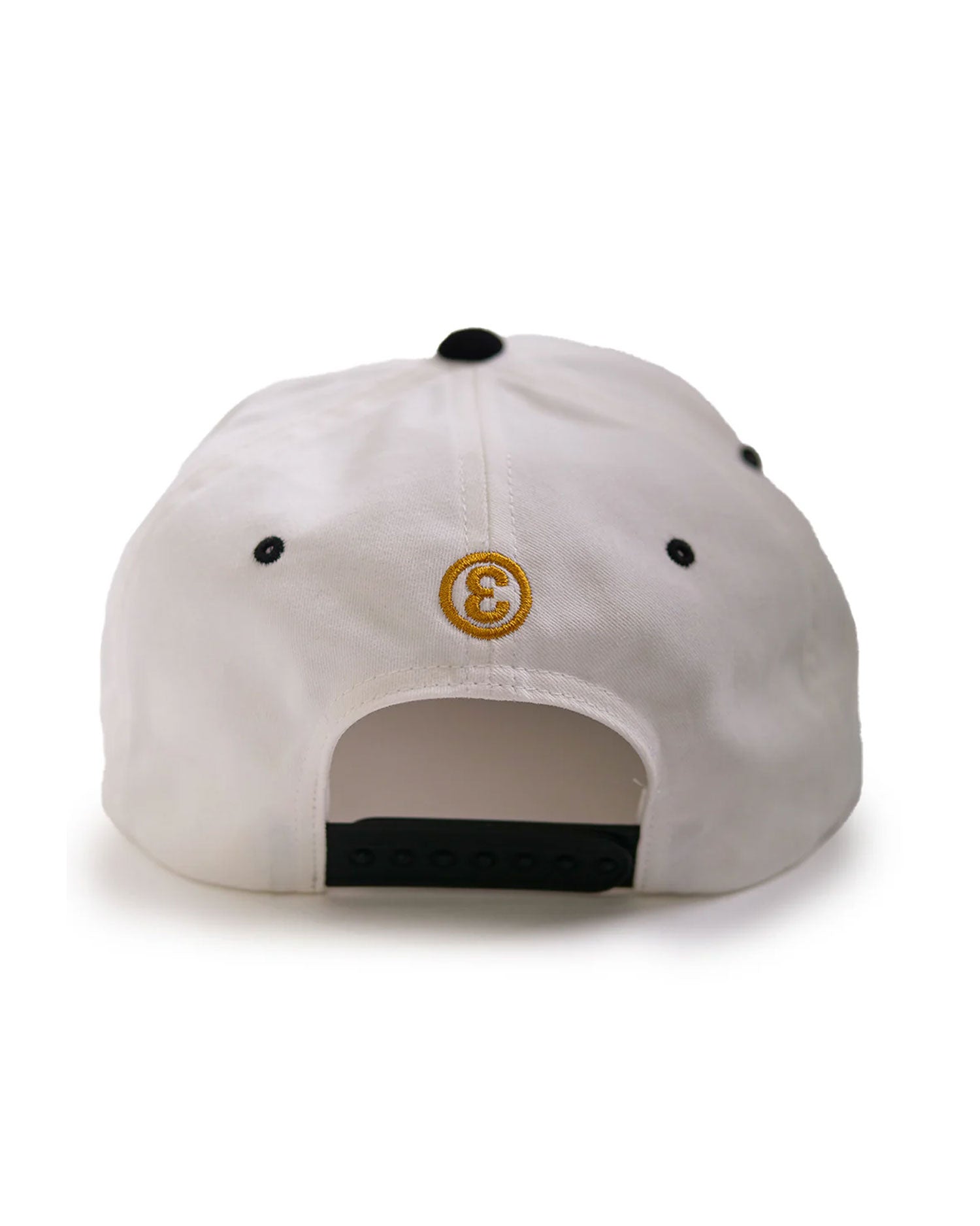 Preduce Skateboards 'GJ Vintage' Snapback Hat (Black/White Cotton)