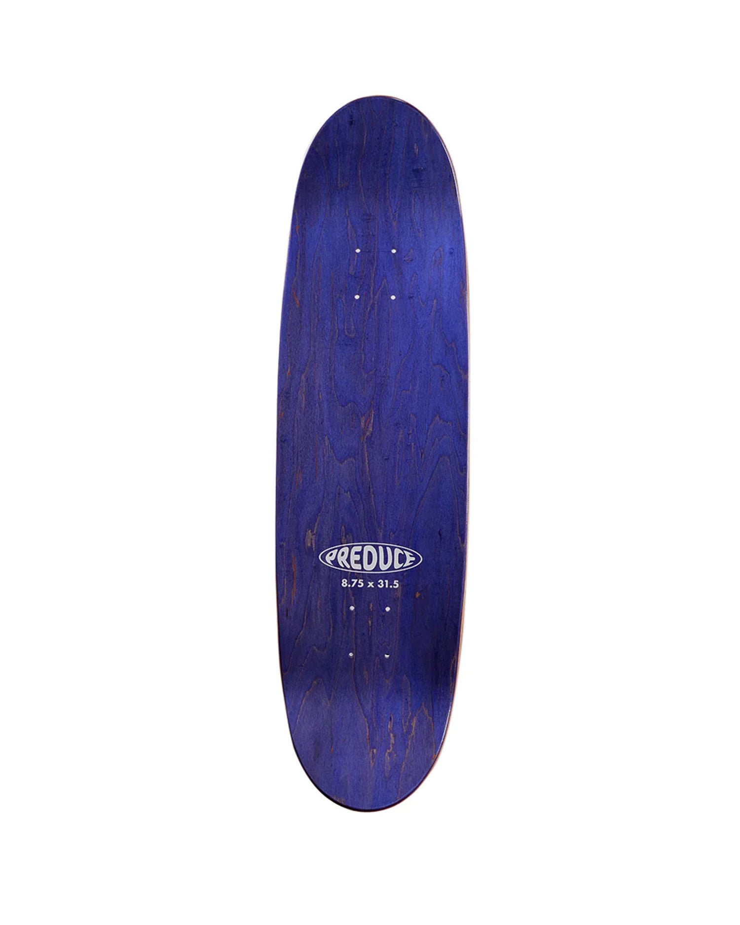 Preduce Skateboards 8.75" 'Warp Logo Egg' Deck (Blue)