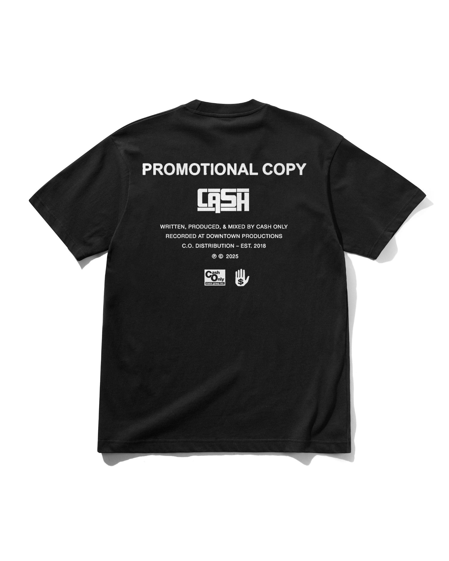 Cash Only 'Promotional' T-Shirt (Black)