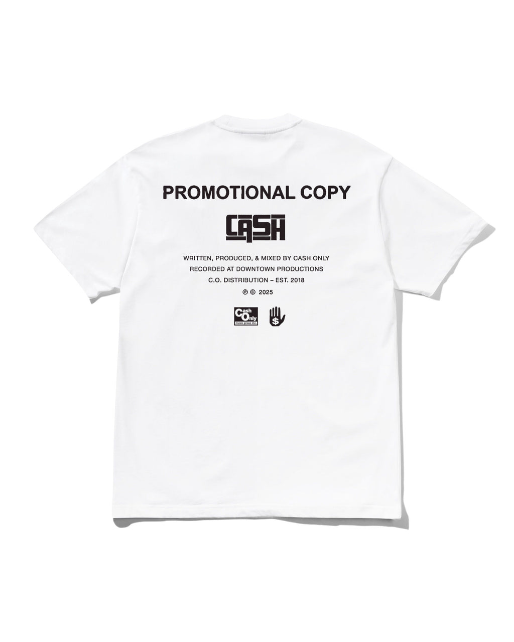 Cash Only 'Promotional' T-Shirt (White)