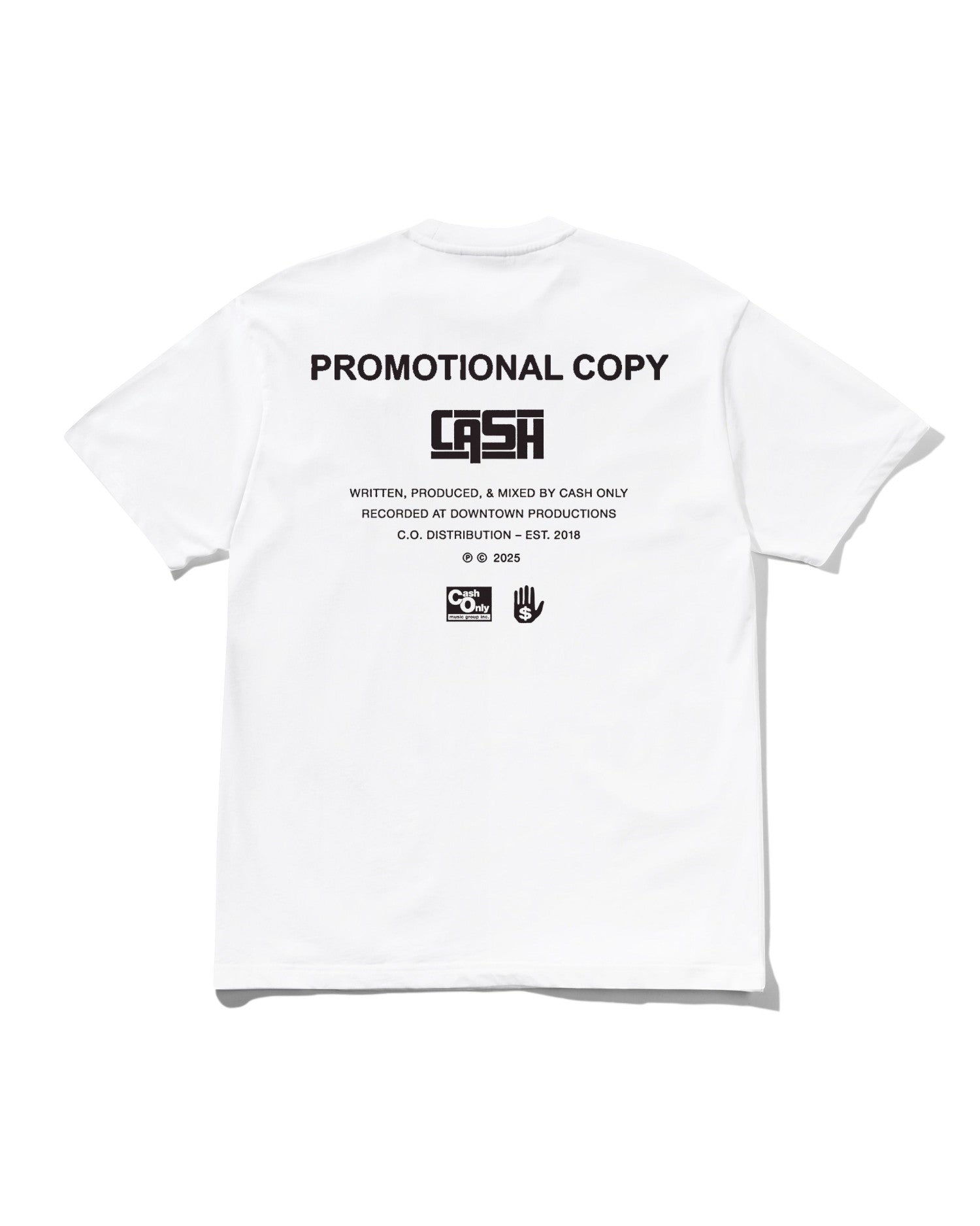 Cash Only 'Promotional' T-Shirt (White)
