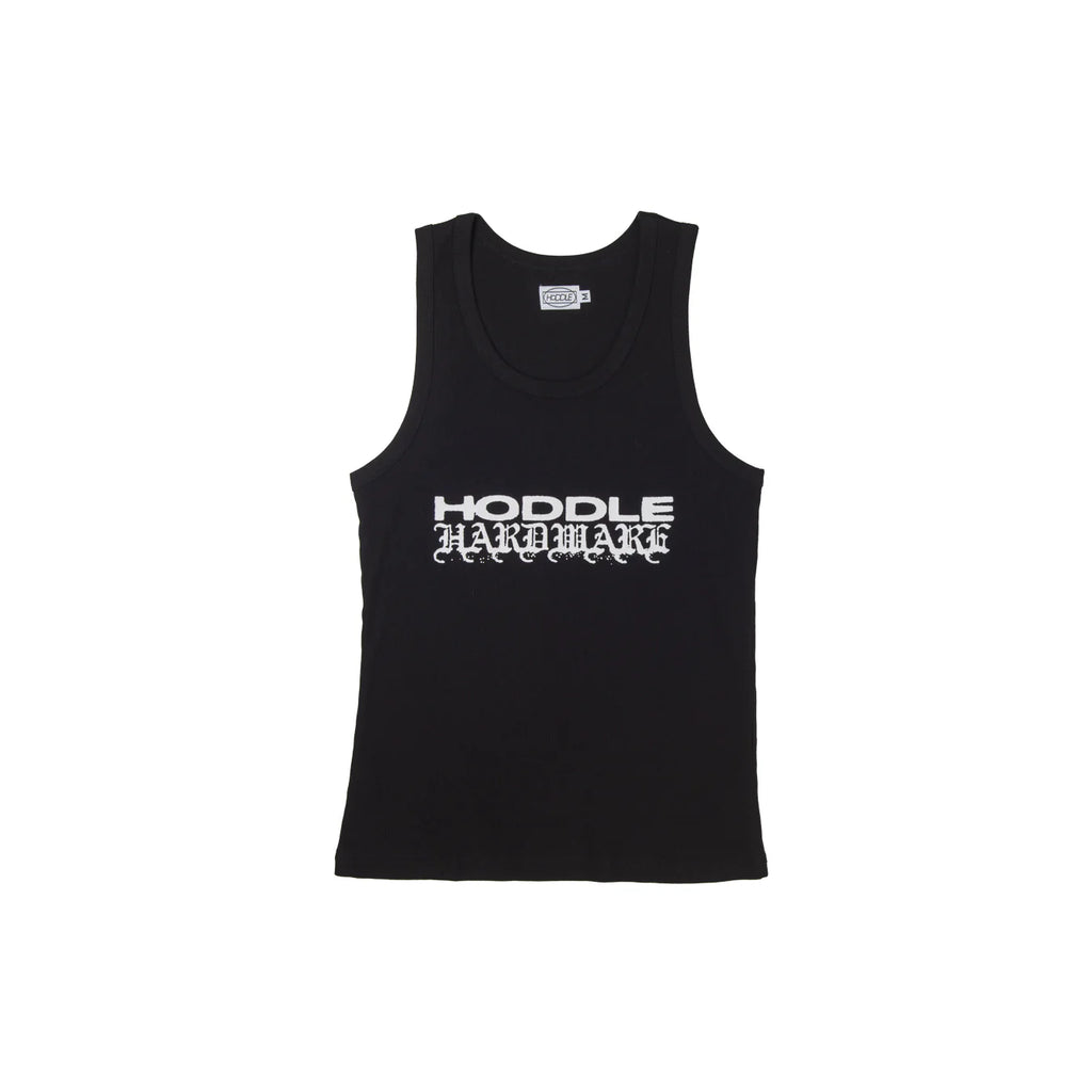 Hoddle Skateboards 'Hardware' Ribbed Singlet (Black)