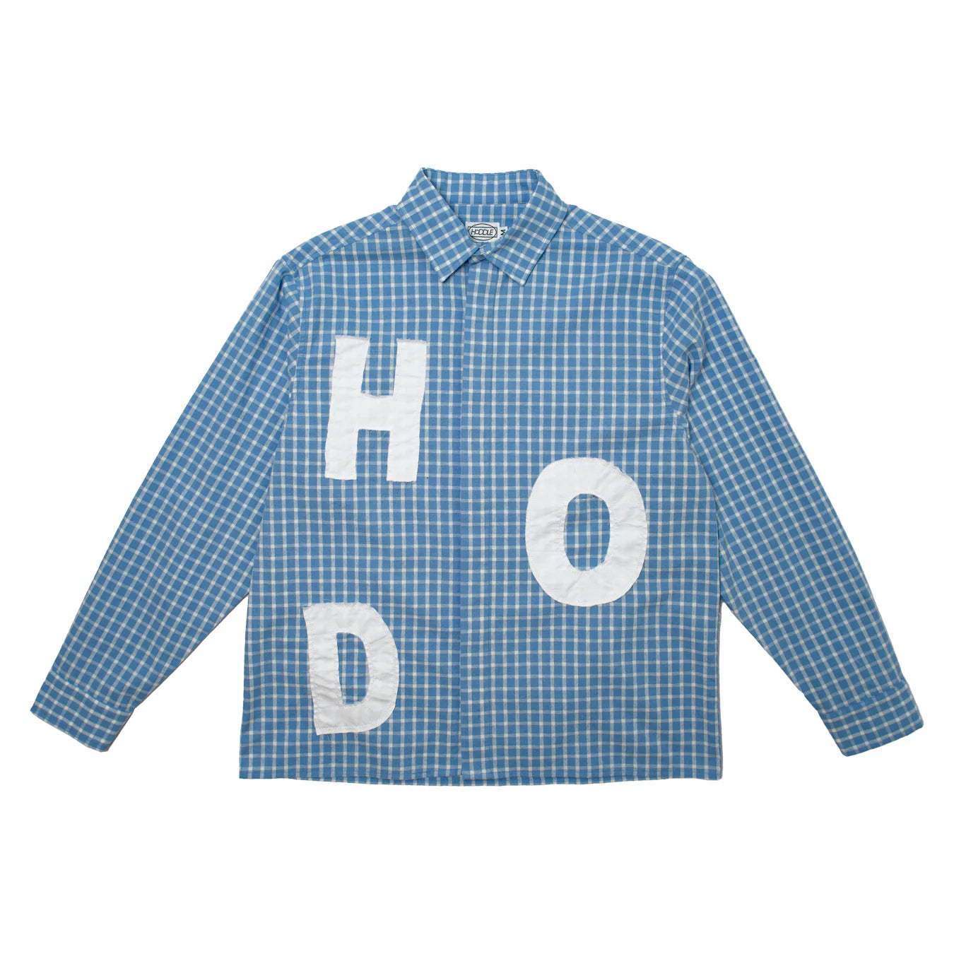 Hoddle Melange Long Sleeve Shirt Gingham