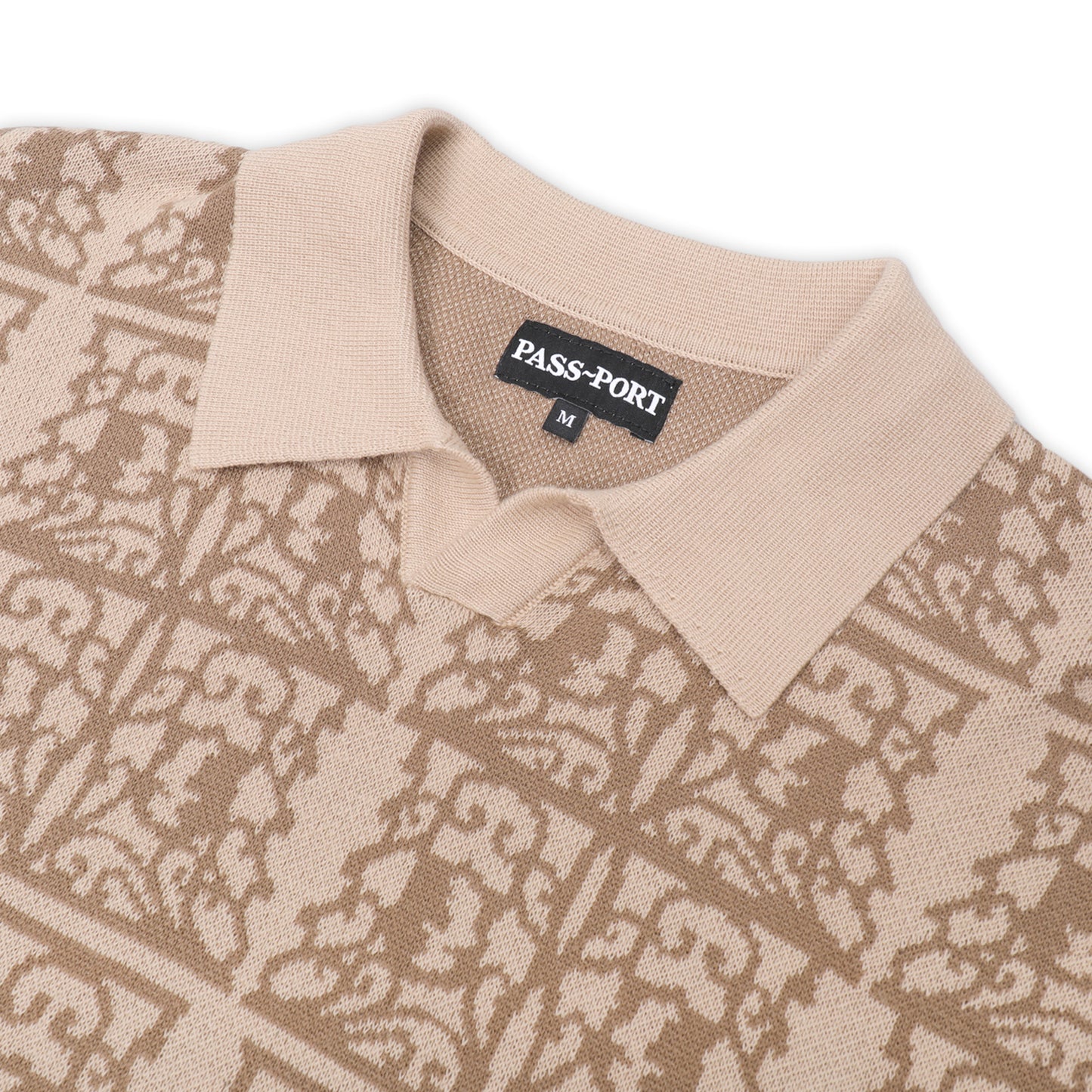 Pass~Port Fretworks Knit Polo (Sand)