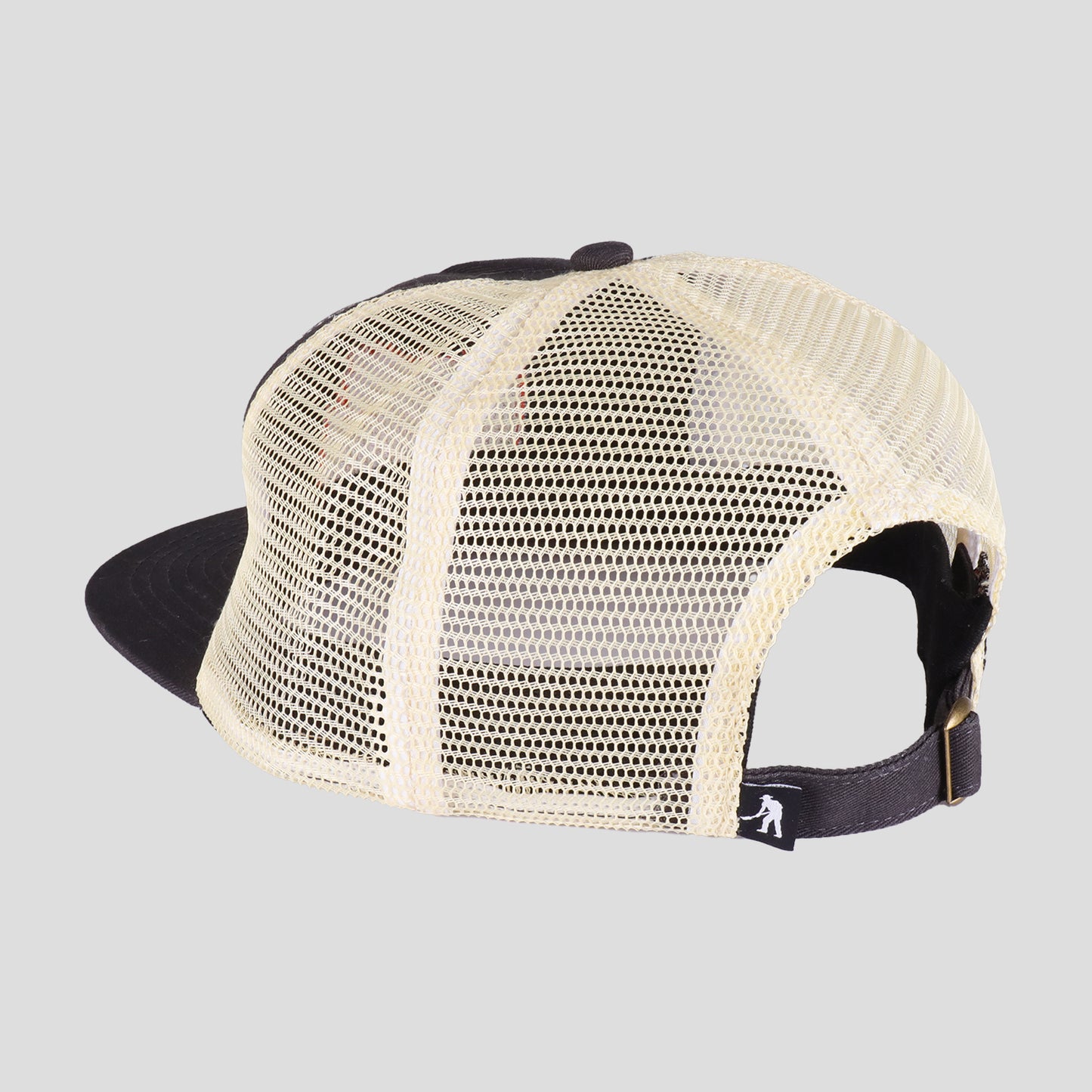 Pass~Port Skateboards: Brush Fire Workers Trucker Cap (Choc/Off White)