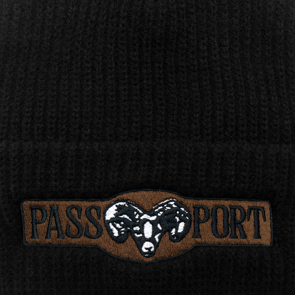 Pass~Port 'Ram' Beanie (Black)