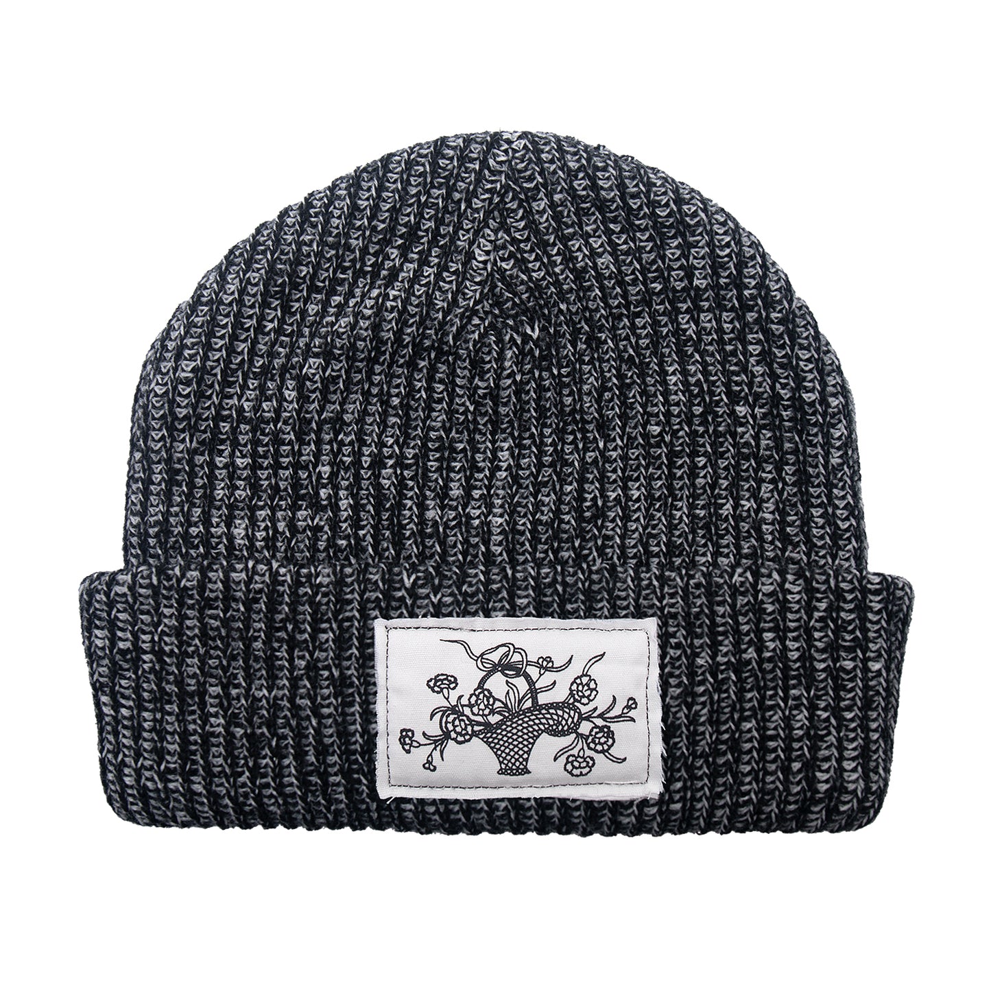 Pass~Port Edible Flowers Beanie (Black White/Speckle)