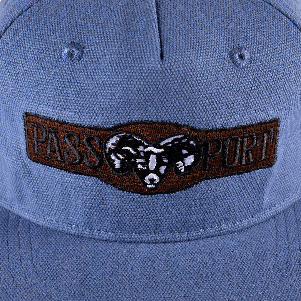 Pass~Port 'Ram Heavy Canvas Workers' Cap (Steel Blue)