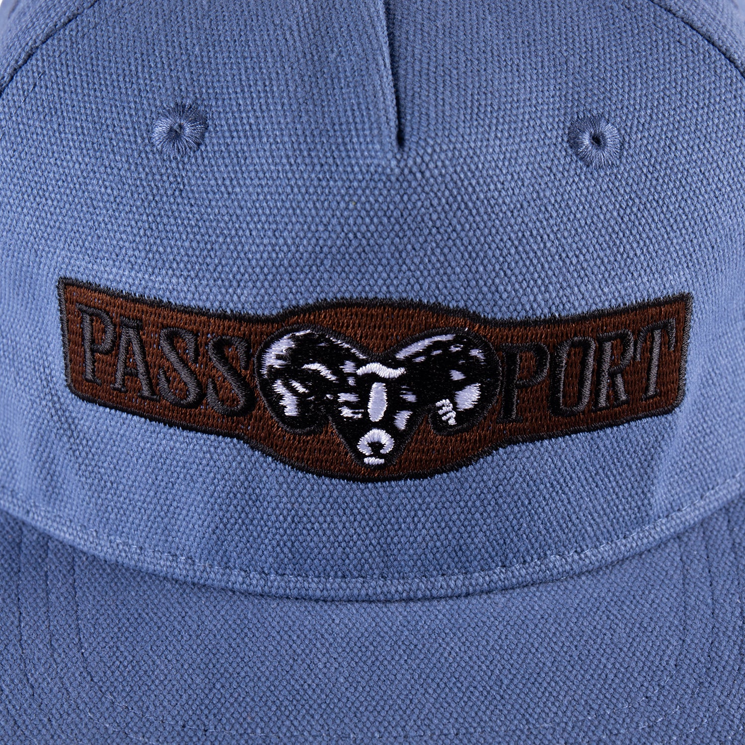 Pass~Port 'Ram Heavy Canvas Workers' Cap (Steel Blue)